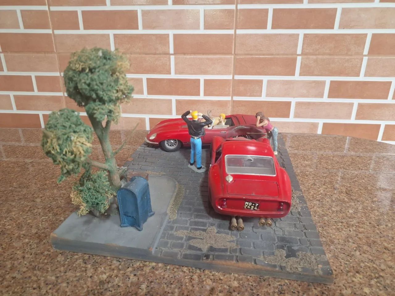 Diorama acidente Ferrari escala 1:18 - Foto 2