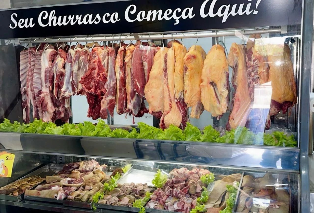 Balcão expositor de açougue 