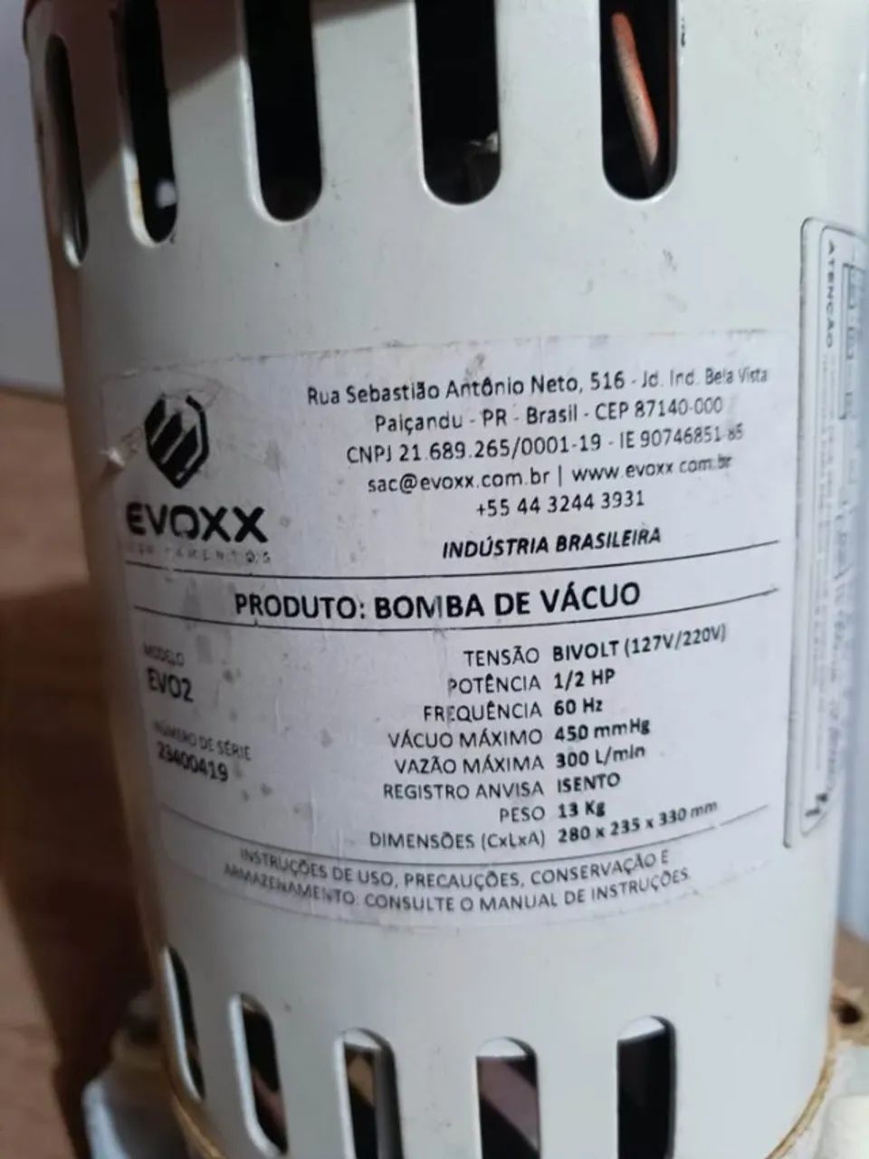 Bomba a Vácuo - Foto 2