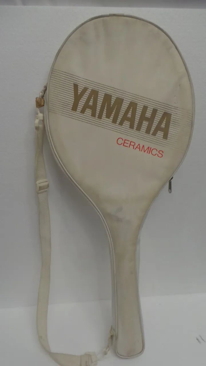 RAQUETE DE TÊNIS ANTIGA YAMAHA CERAMICS SÉRIES 100 EM EXCELENTE