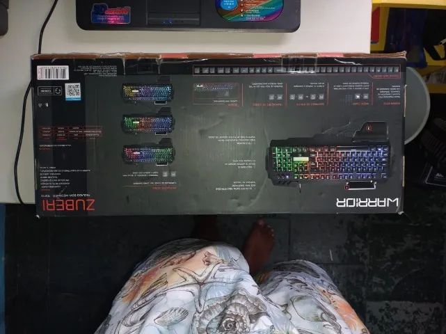Teclado gamer semi mecanico 
