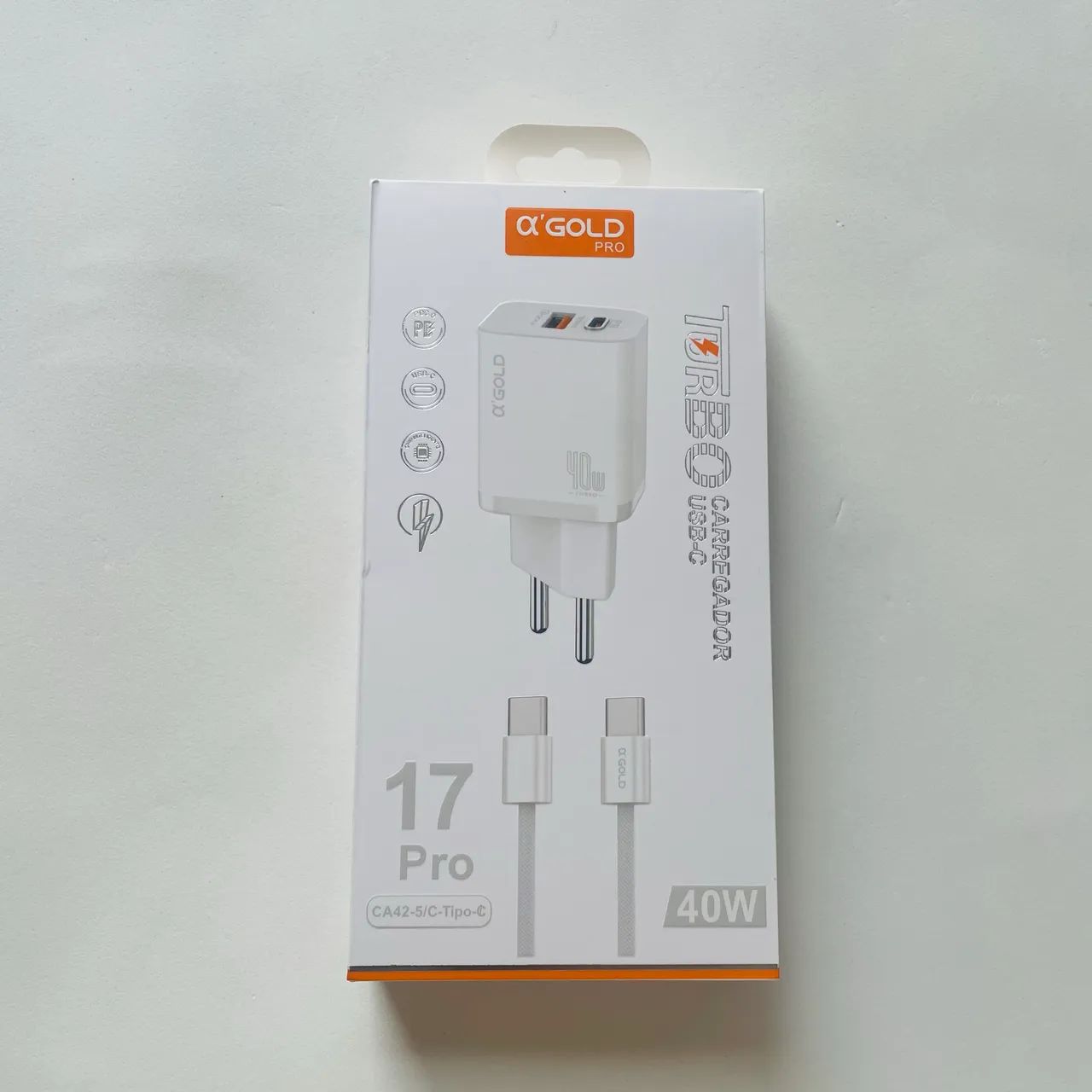 CARREGADOR TURBO -17 PRO  40W