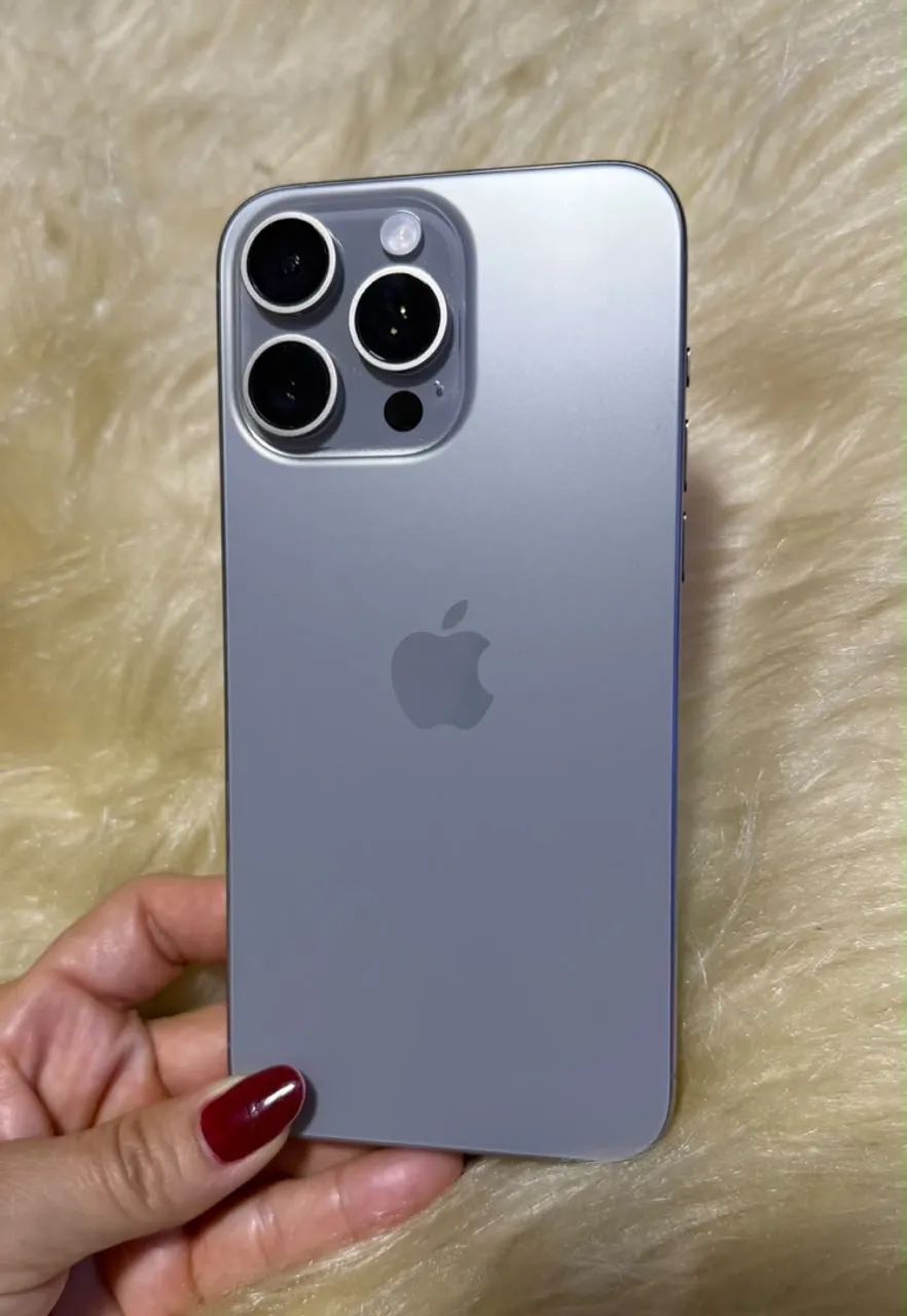 iPhone 15 pro Max 512gb com nota e bateria 86% - Celulares e