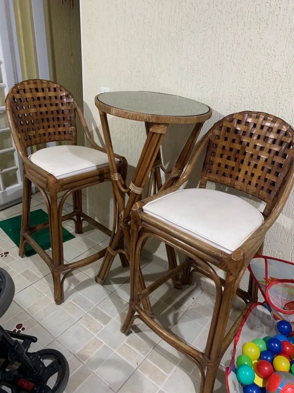 Conjunto mesa e bancos bistrô  - Foto 2