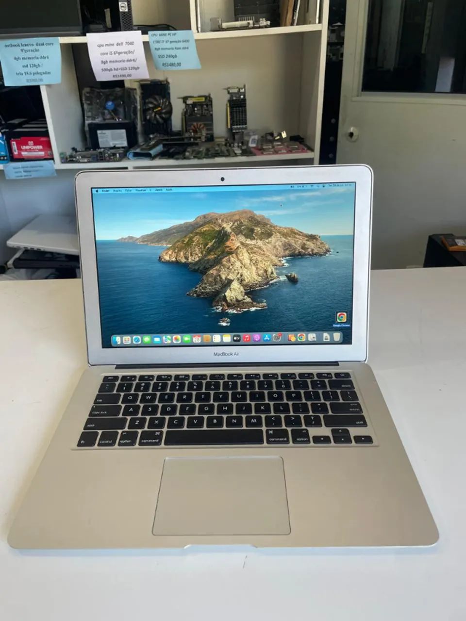 macbook air 13 core i5/4gb memoria/ssd 240gb/ mid 2012 perfeito