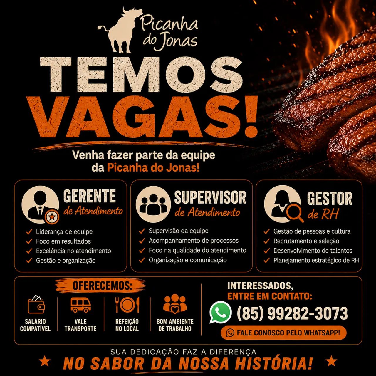 Vagas Disponíveis! 