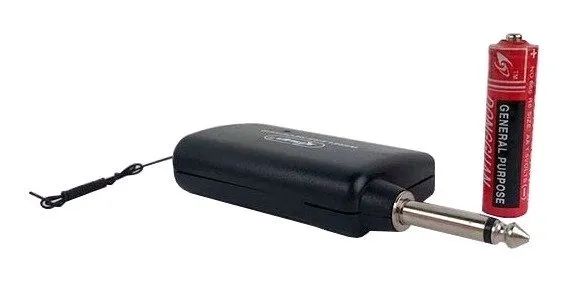 Microfone Sem Fio P10 2 em 1 Dinâmico para Karaokê - Alcance de 30 metros - Foto 2