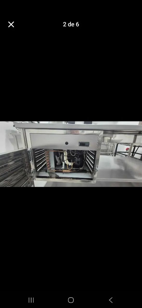 Mesa condimentadora refrigerada dupla  - Foto 4
