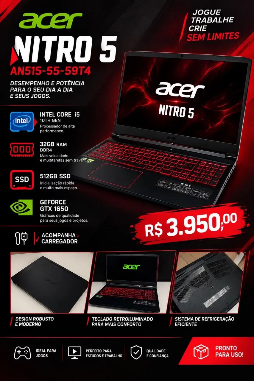 Notebook Acer nitro 5 