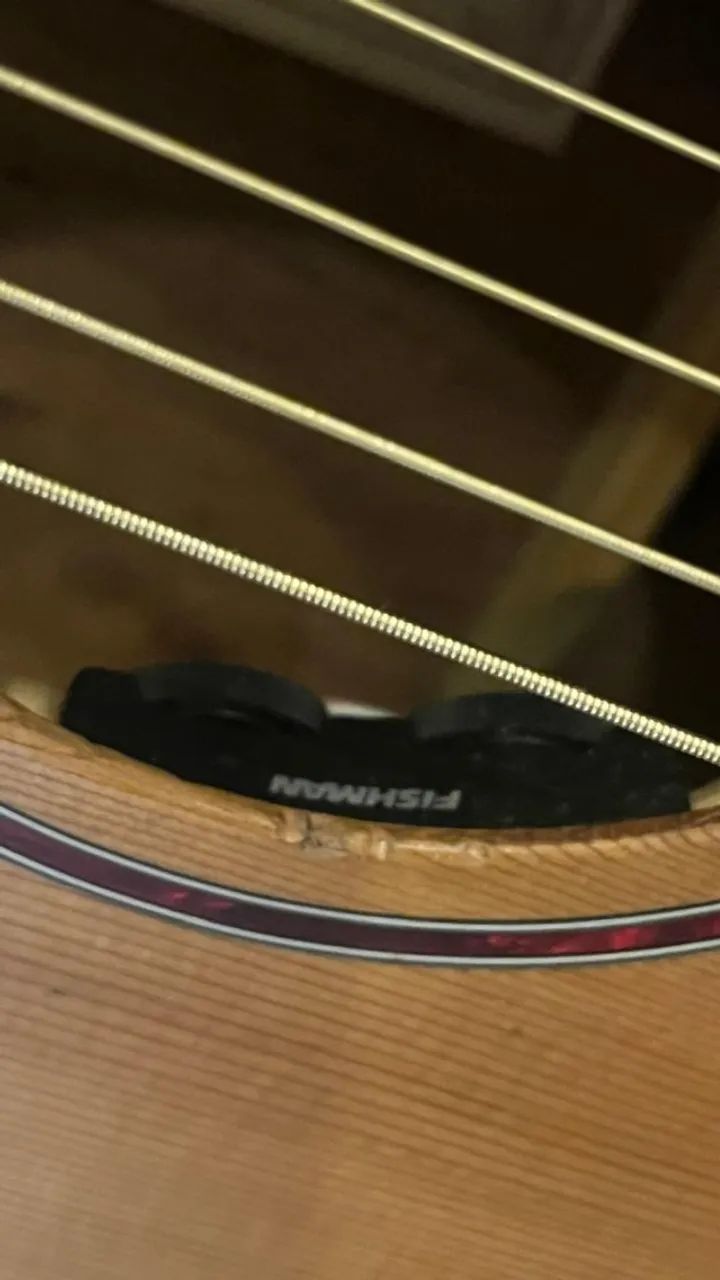 Violão Cort Cedar Grand Eletroacústico + Capa Acolchoada - Foto 4