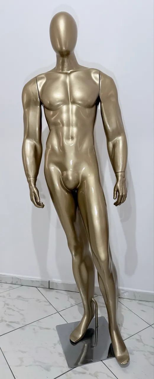 Manequim dourado casal  - Foto 2