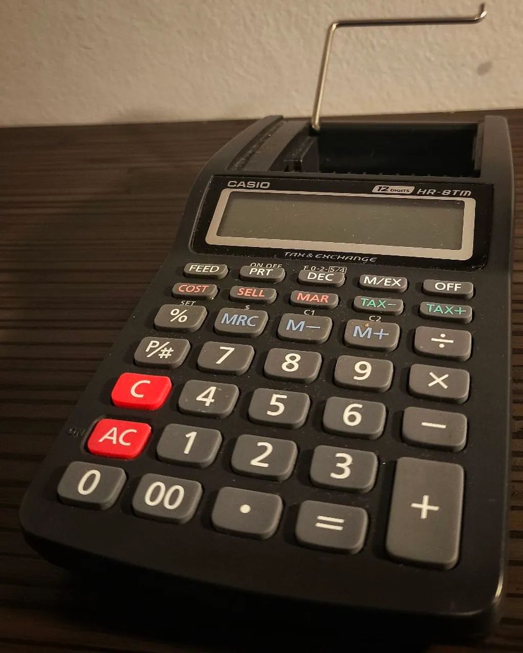 Calculadora Portátil e Eficiente CASIO HR-8TM PLUS