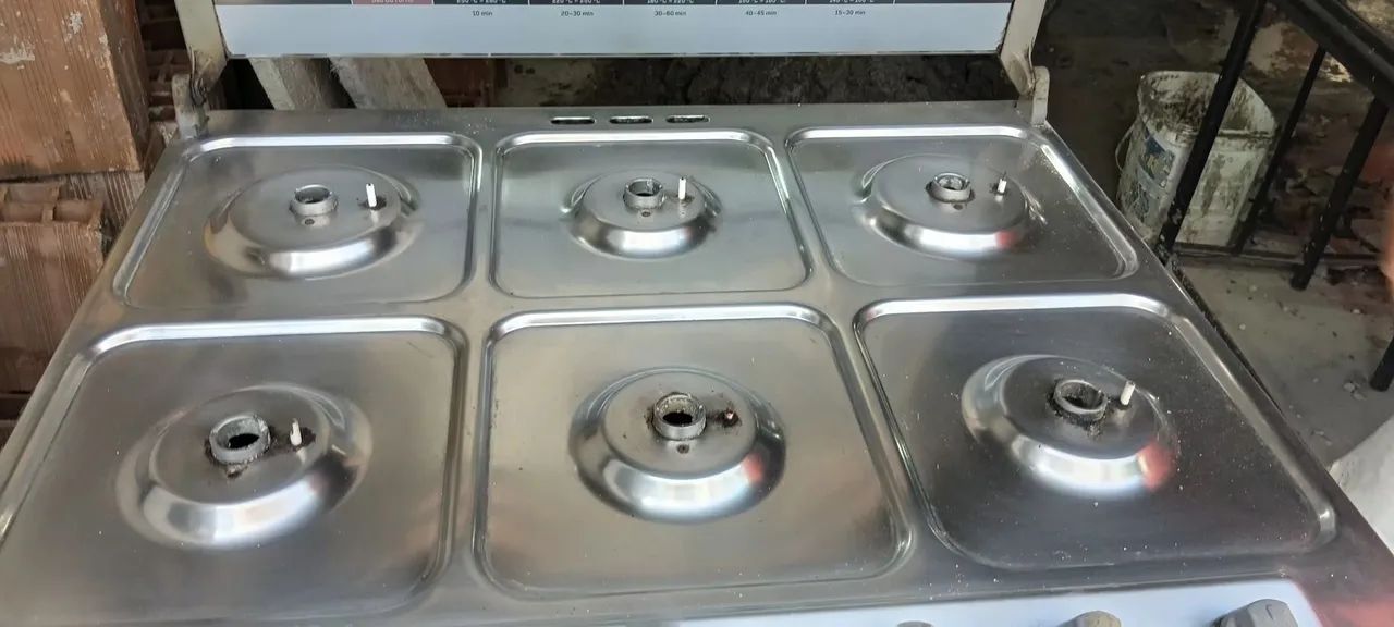 Fogão de 6 bocas brastemp- aceito cartão de crédito como pagamento  - Foto 3
