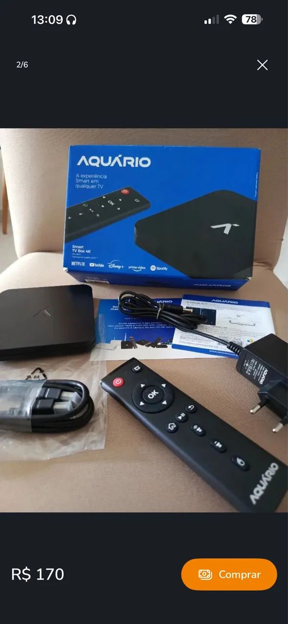 Tv Box Aquário 4K