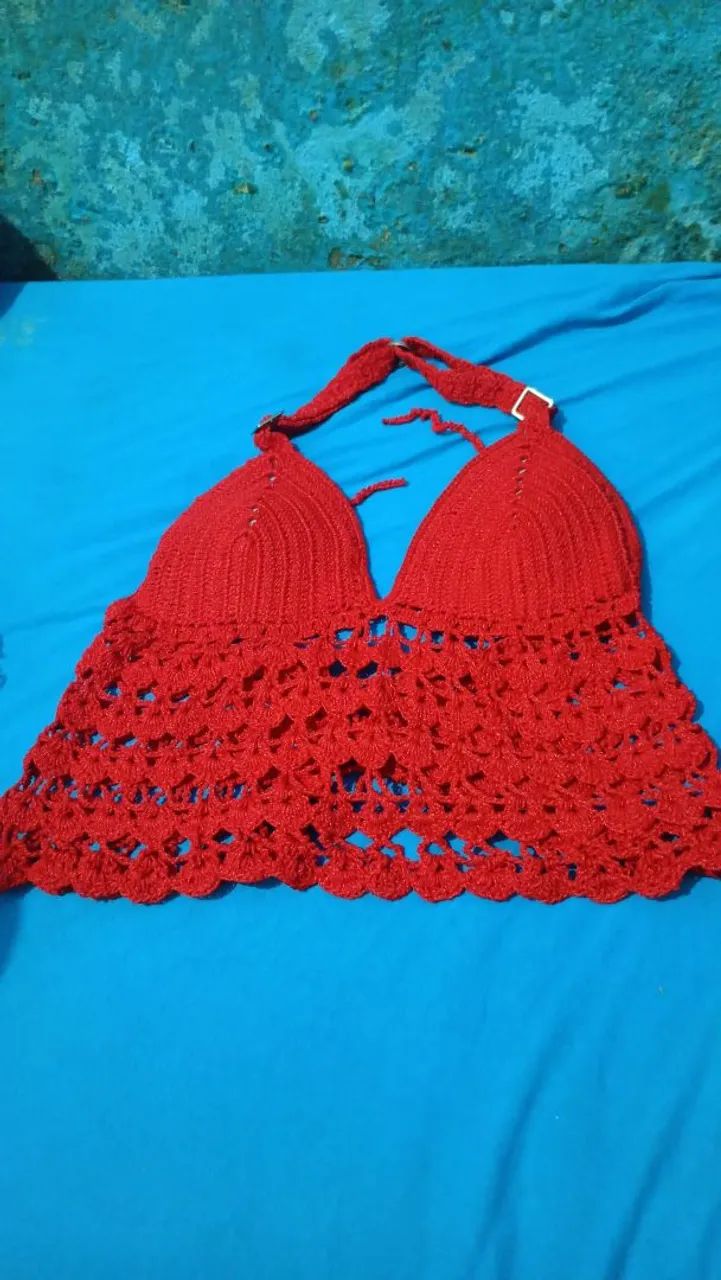 Camisetas de crochê 