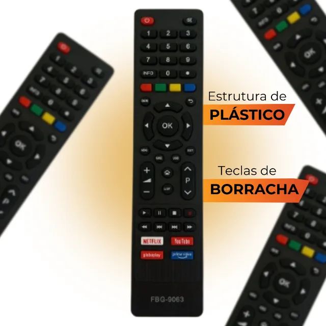 Kit 2 controles + pilhas, compatível Philco - Foto 2