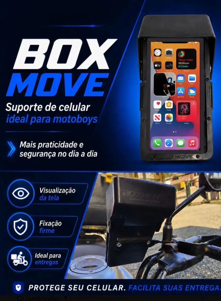 Box move Suporte Celular Moto BOX MOVE