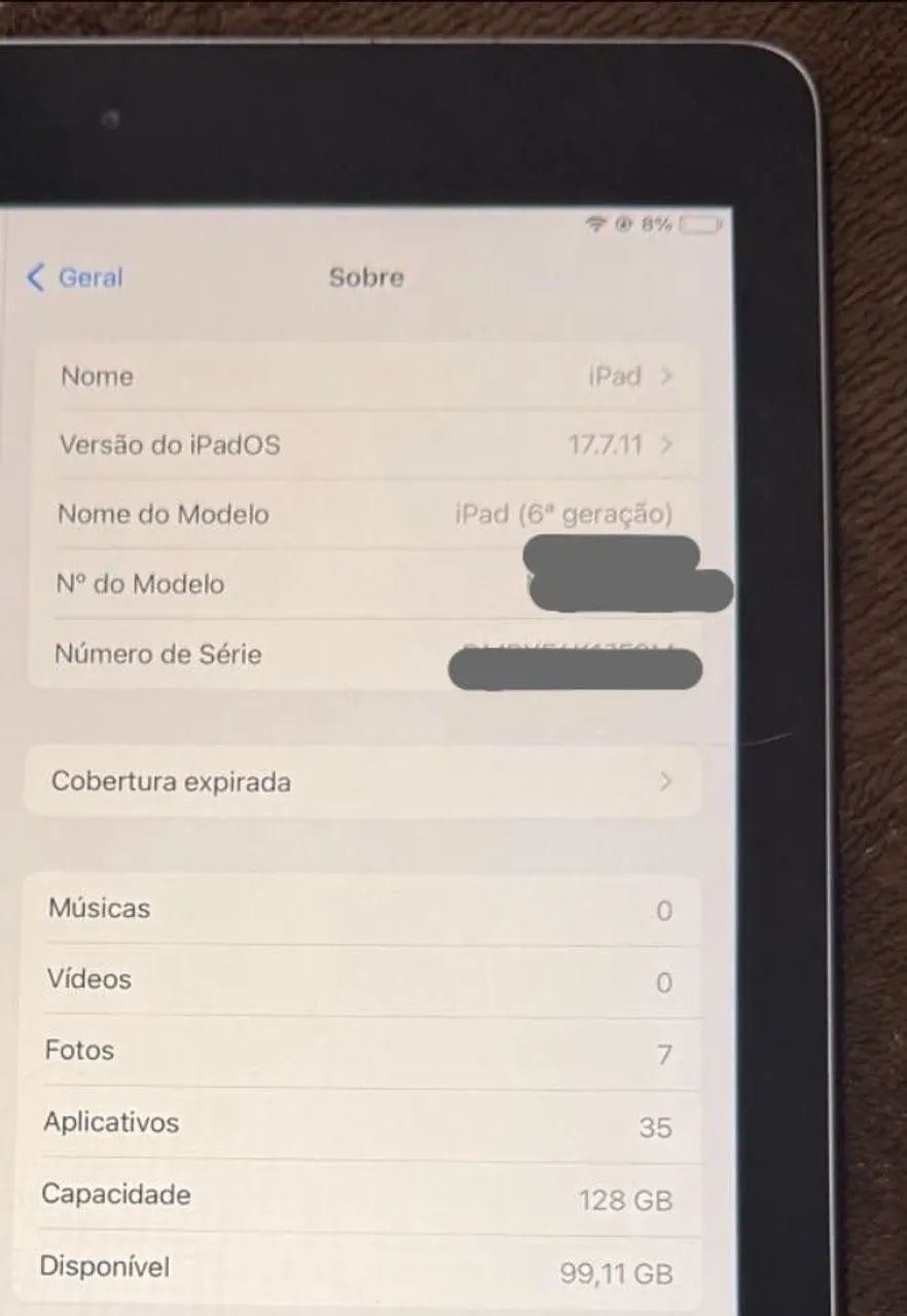 Ipad 6 geração 