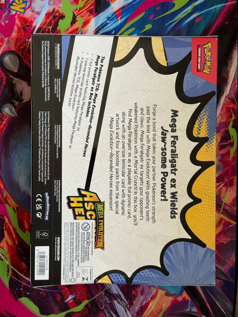 Pokémon - Mega Evolution Ascended Heroes Mega Feraligatr ex Box - Foto 4