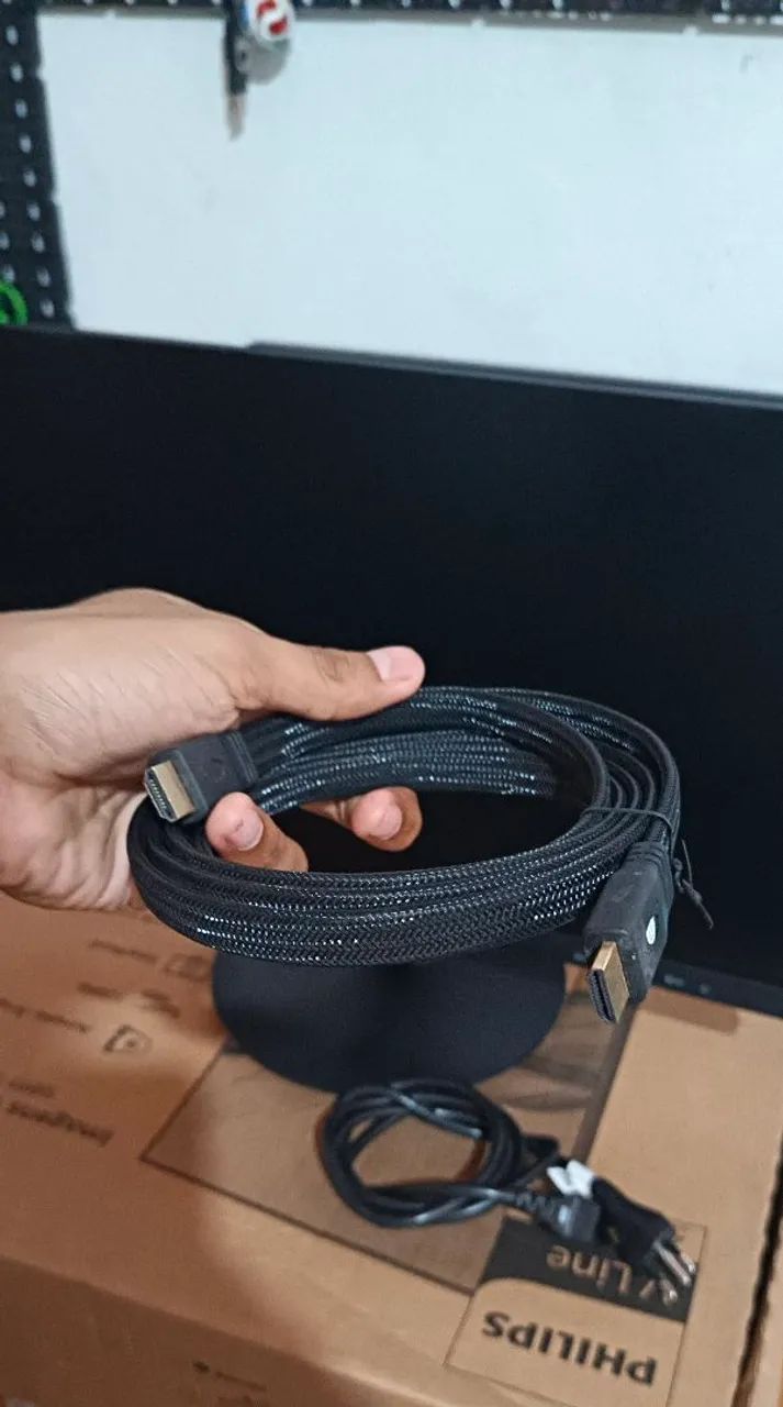 Monitor de 21.5 polegadas+ cabo HDMI de alta resolução  - Foto 3