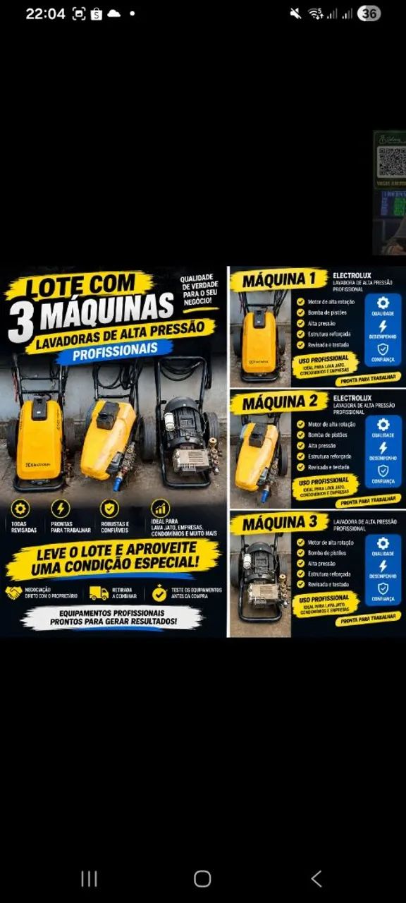 Maquinas alta pressao 2.990