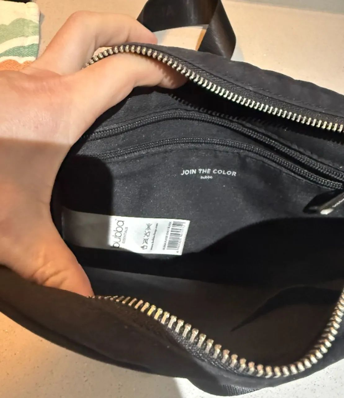 Bolsa feminina Bubba em nylon preta - Foto 3