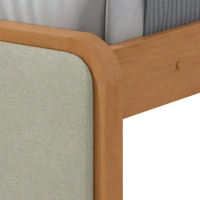 Cama Casal Loop Luxo 1,40m Easy Like Ideal para Quarto Moderno - Foto 2