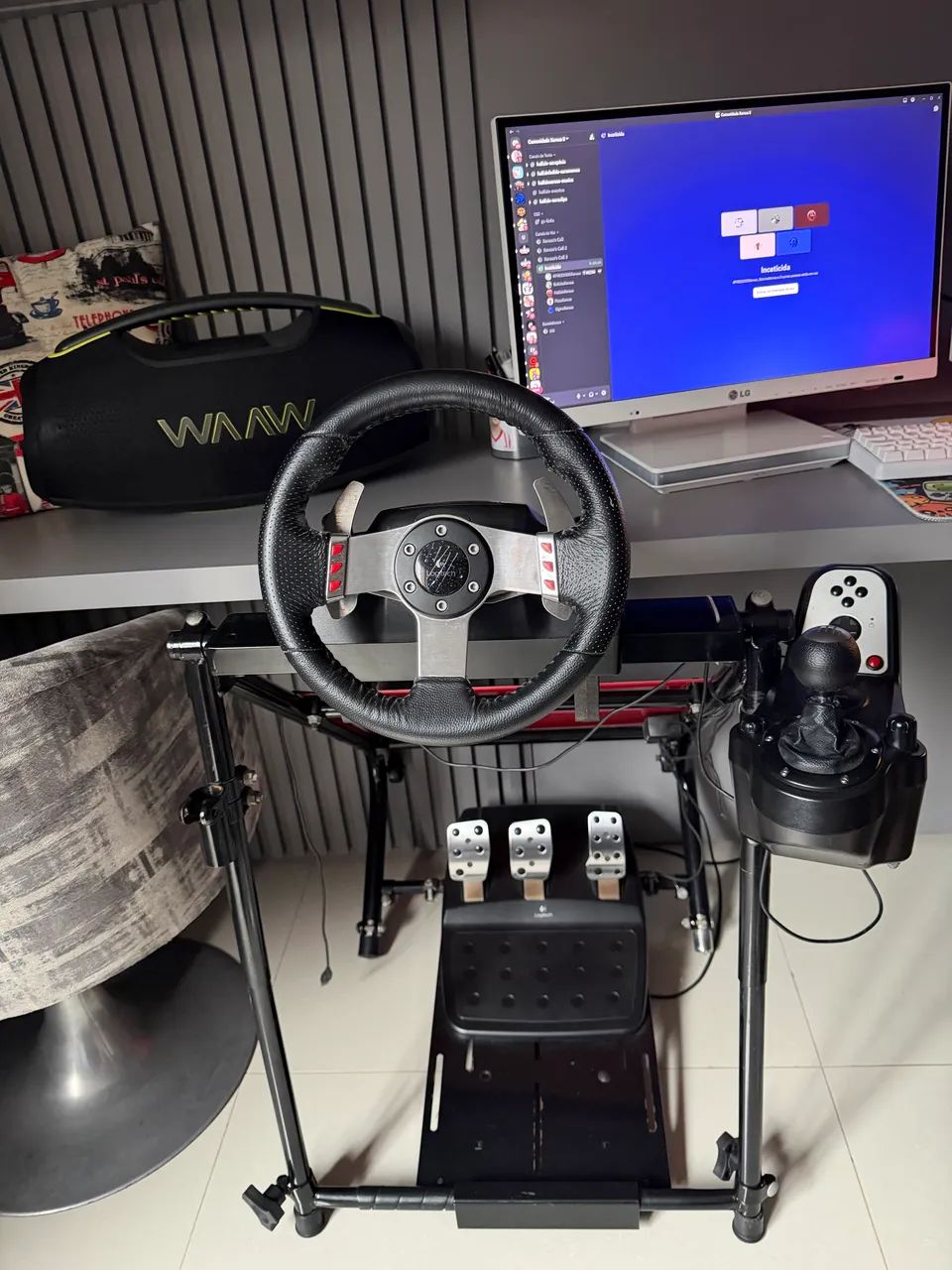 Volante G27 + Cockpit - Foto 3