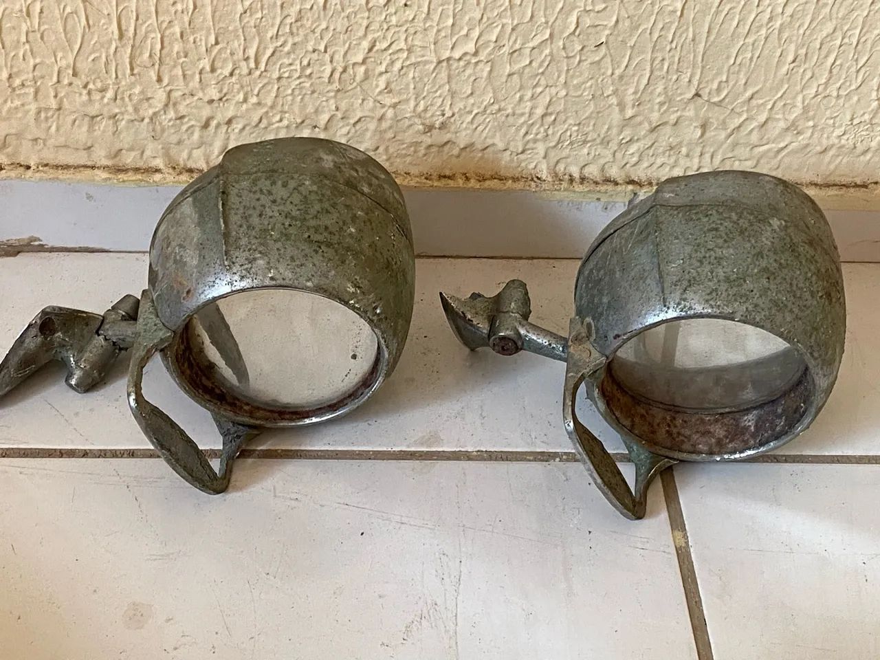 Par de farol antigo caça mulata - Foto 3