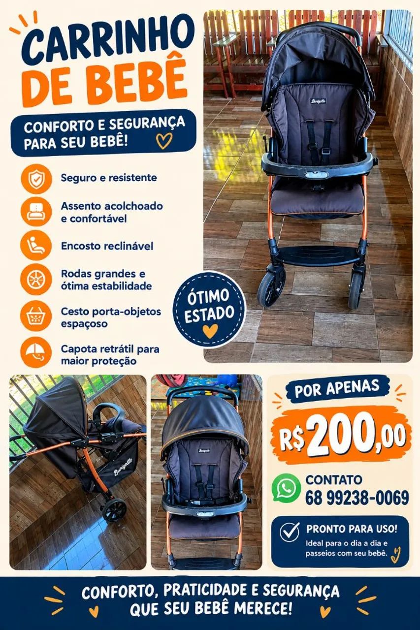 Vendo esses carrinho de bebê 