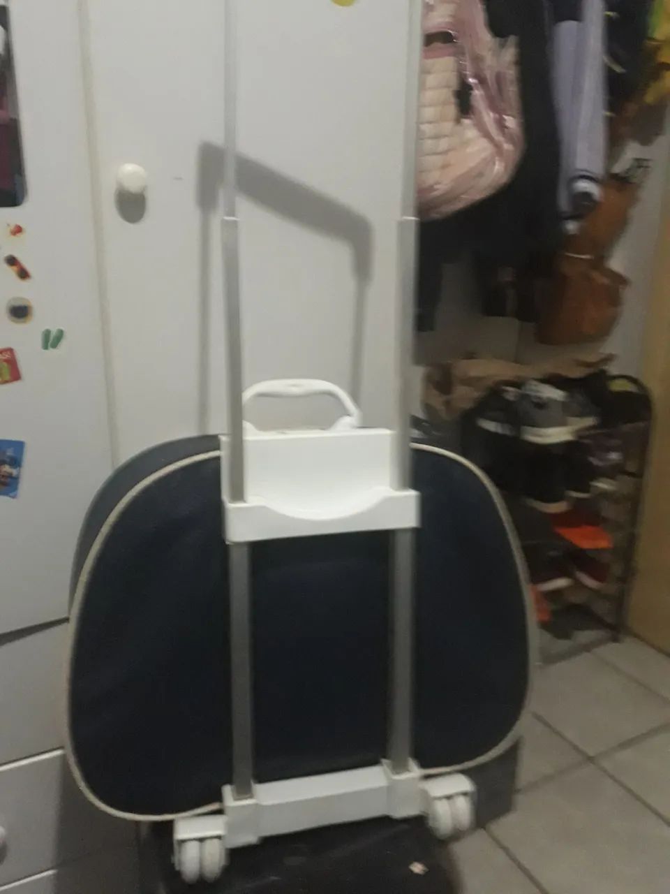 Mochila maternidade com rodinhas