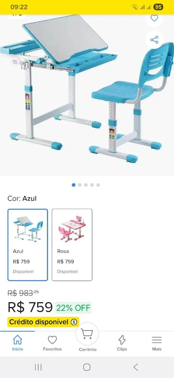Mesa de estudo infantil ELG - Foto 4