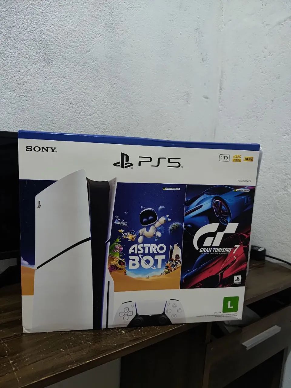 PS5 1TB NA CAIXA