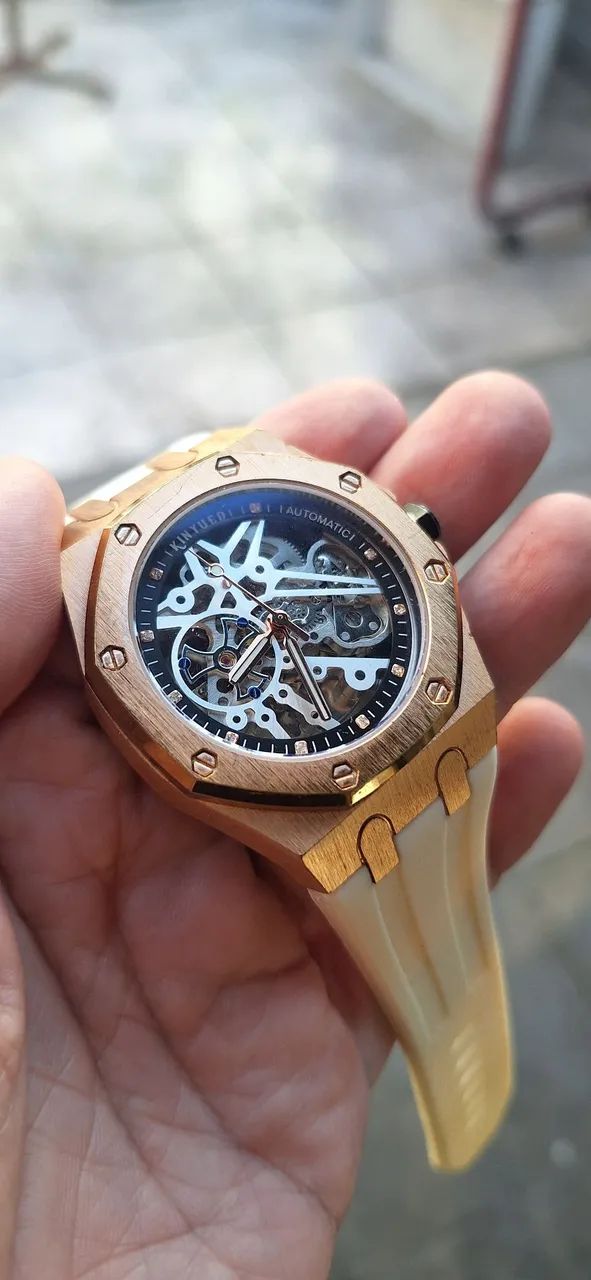Relogio Masculino Kinyued Automático Skeleton - Foto 2