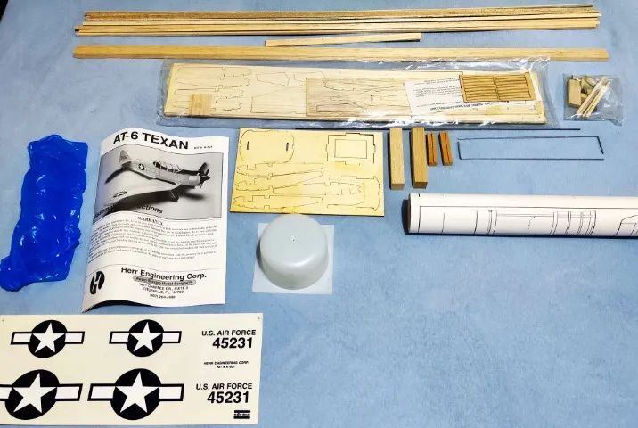 Kit Aeromodelo AT-6 Texan em balsa corte a laser - Foto 3