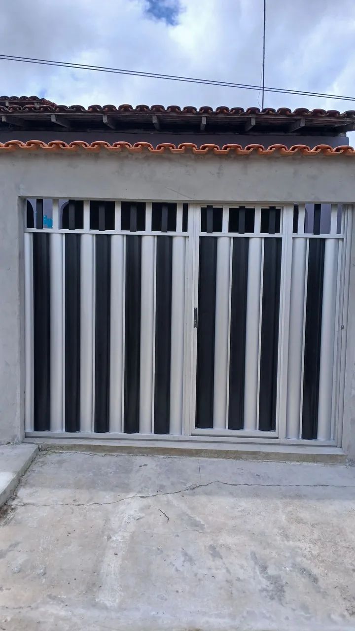 PORTÕES PORTAS JANELAS EM ALUMÍNIO FOSCO BRANCO PRETO FABRICAMOS SOBRE MEDIDAS 