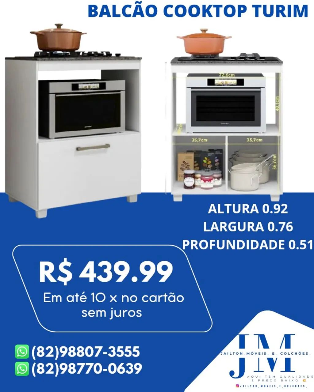 OFERTAS BALCAO COKTOP APARTI DE  - Foto 3