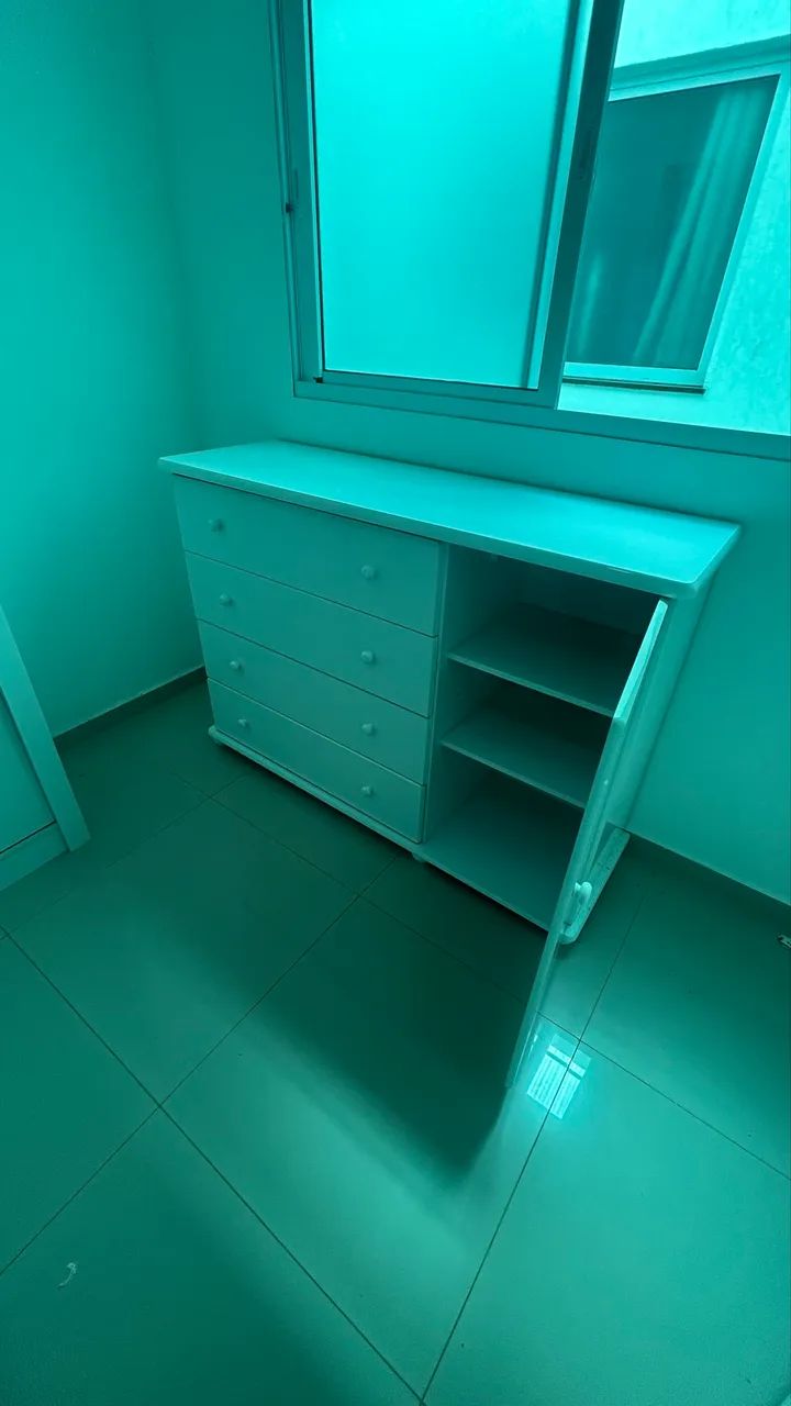 Cômoda branca em MDF - Foto 5