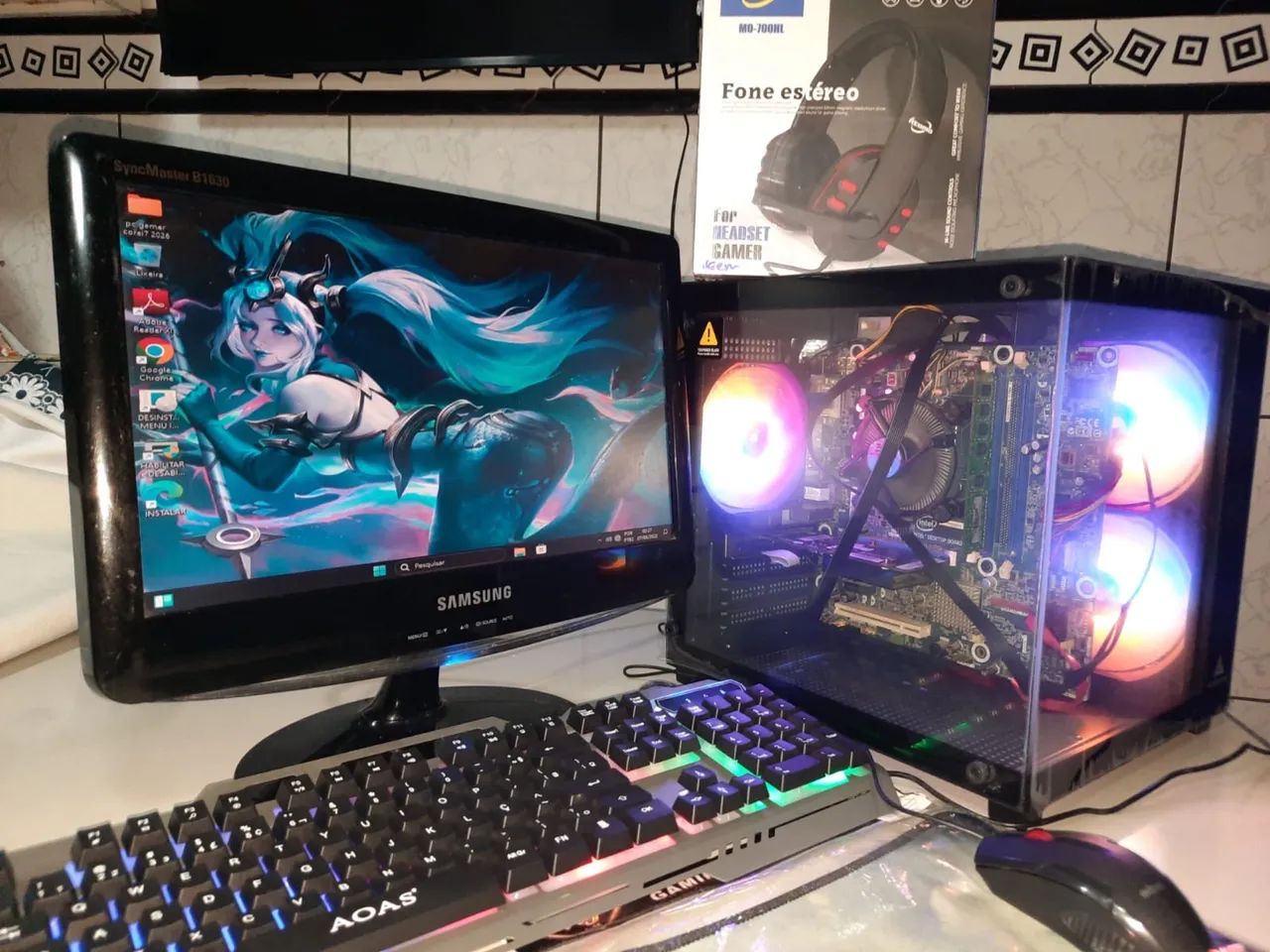 Computador gamer core i7 aquário 