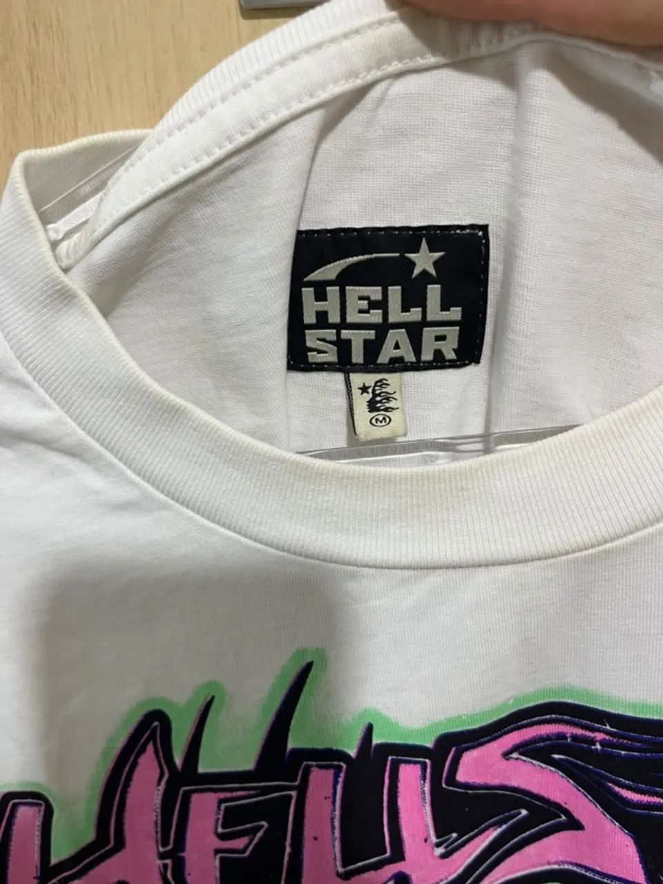 Camisa Hellstar branca - M - Foto 2