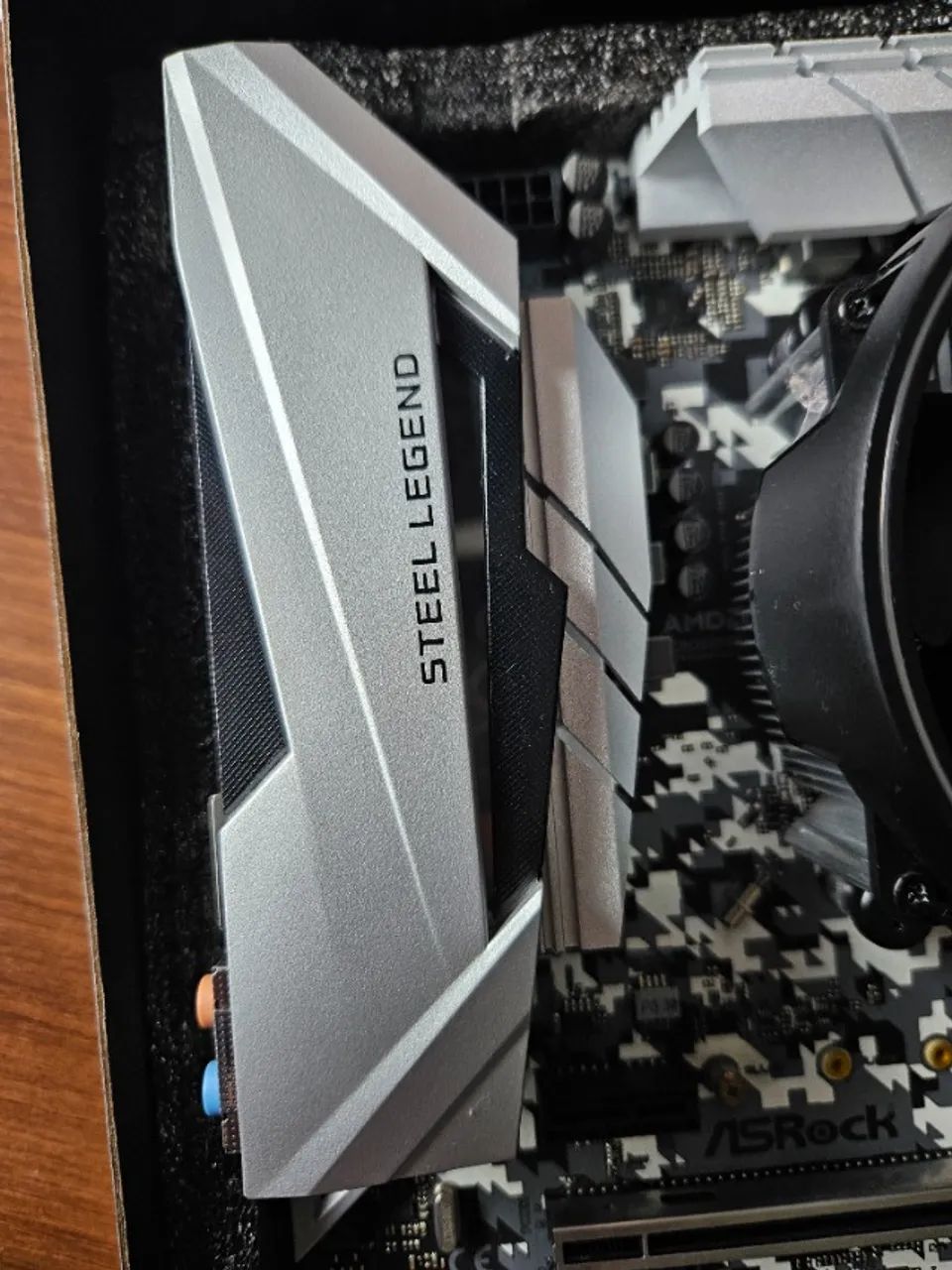 Placa-mãe B450m Steel Legend + Ryzen 7 2700 KIT - Foto 3