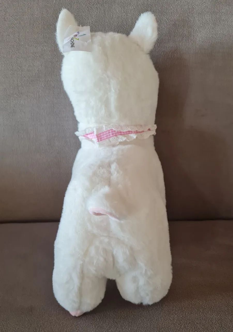 Pelucias 30 cm lhama e urso rosa - Foto 5