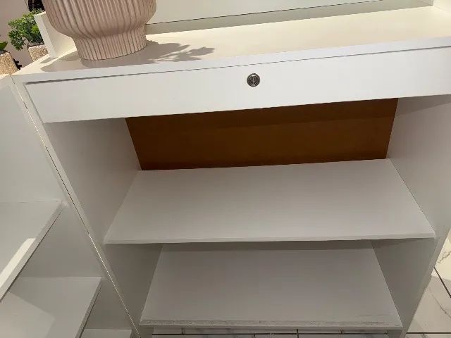 Balcão caixa em L com vidro  - Foto 3