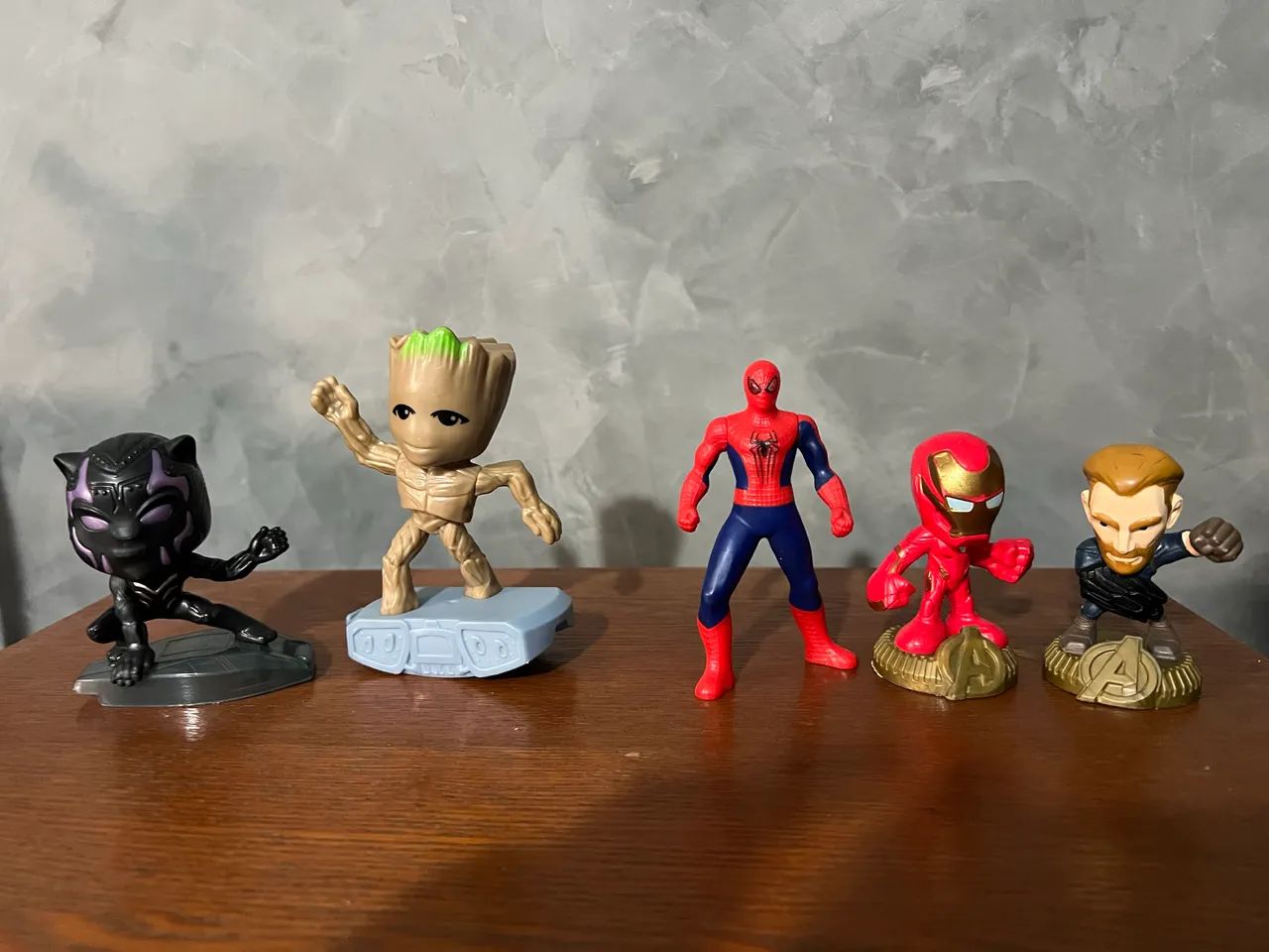 Lote Bonecos Marvel Mc Donalds