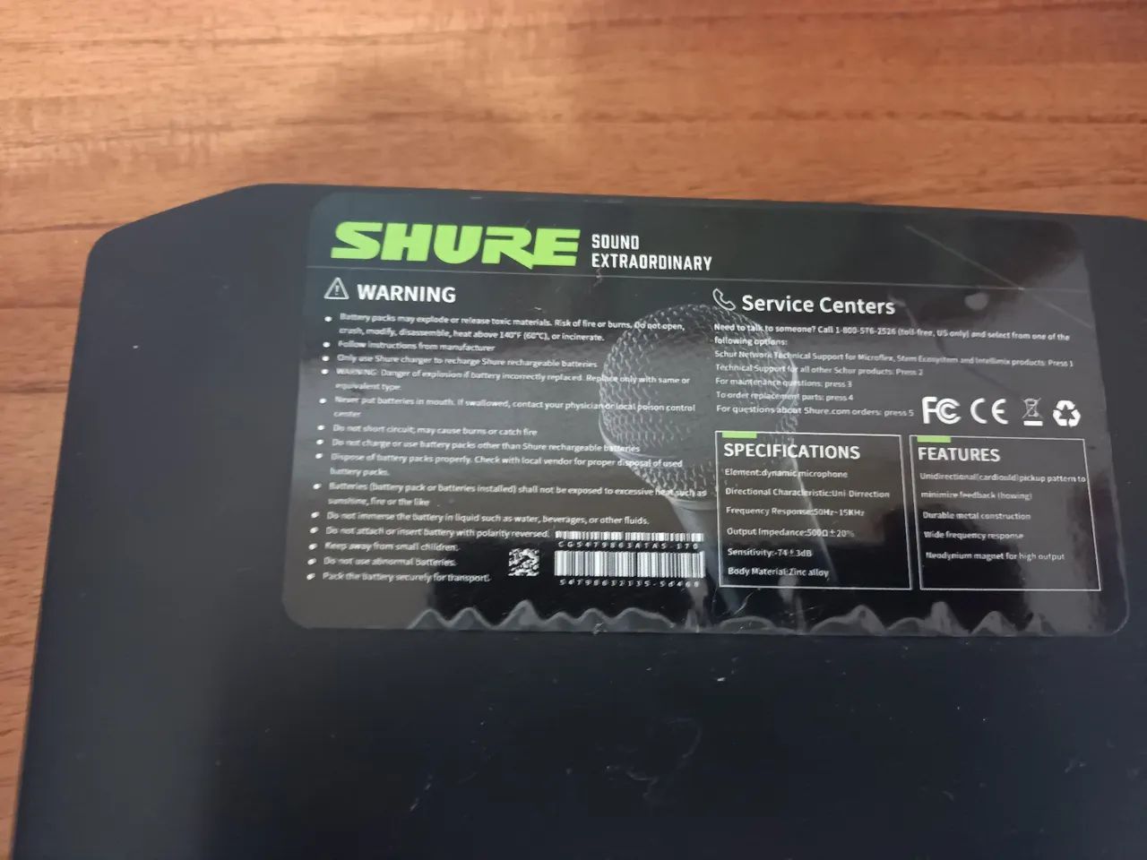 Mic shure beta 58 dxl4 - Foto 2