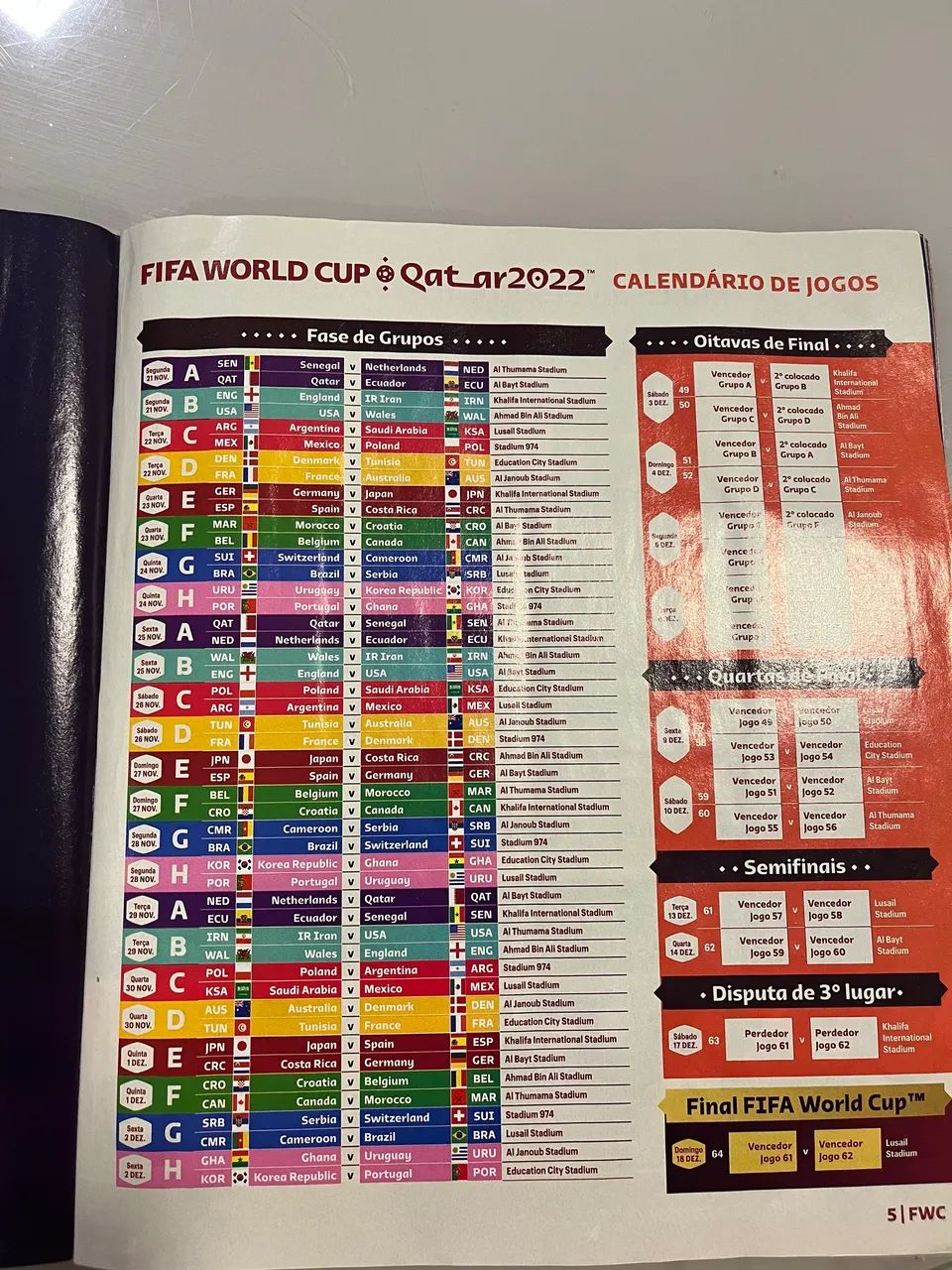 Álbum copa de 2022 completo  - Foto 4