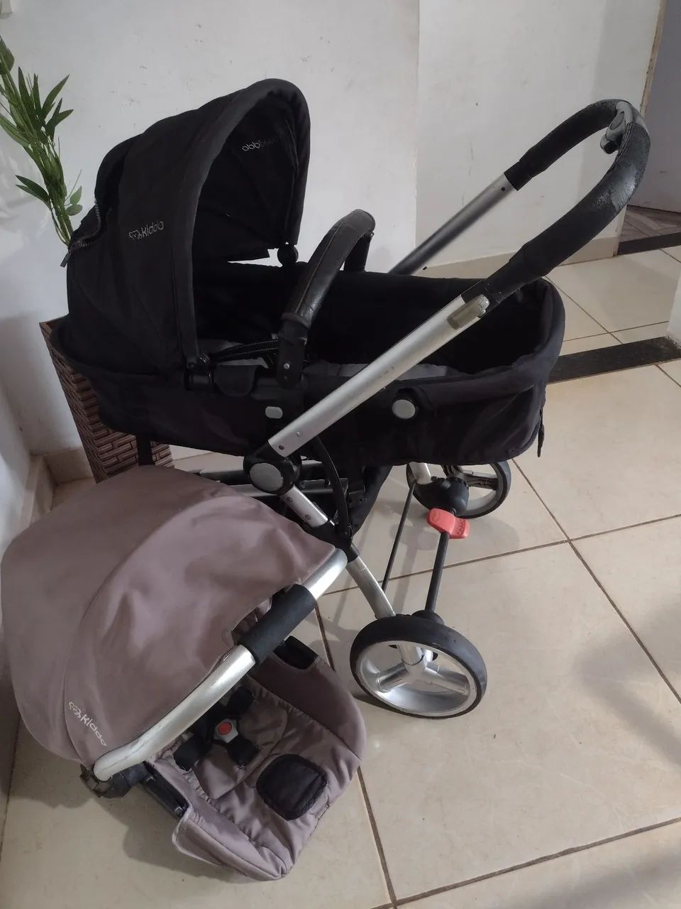 Carrinho moisés+bebê conforto  - Foto 2