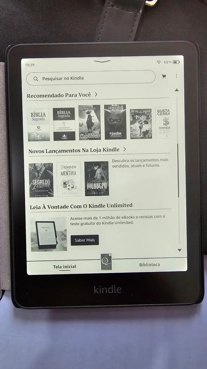 Amazon Kindle Paperwhite 12° Geração 16 GB + Capa Original