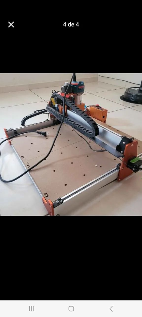 Cnc com extensão, completa com fresas e tupia - Foto 3