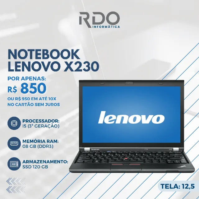 notebook lenovo thinkpad x230